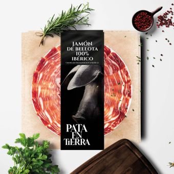 Jamon de bellota 100% ibérico Pata en Tierra