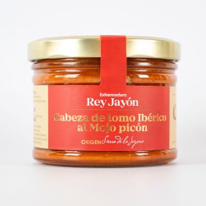 Cabeza de lomo ibérico al mojo picón